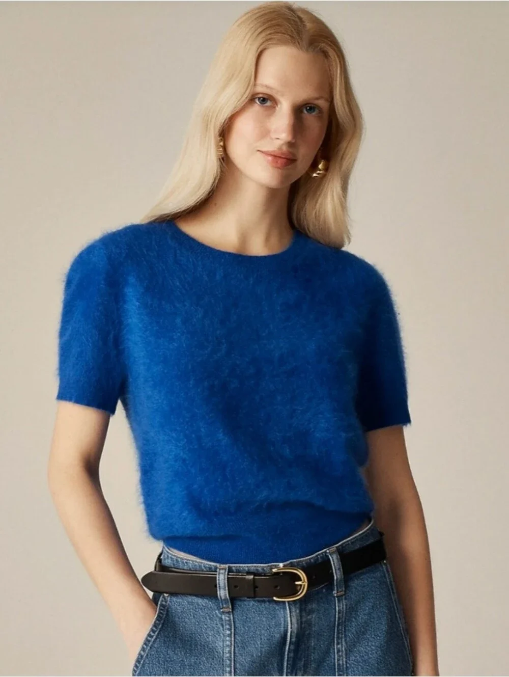 J.Crew Brushed Cashmere T-Shirt